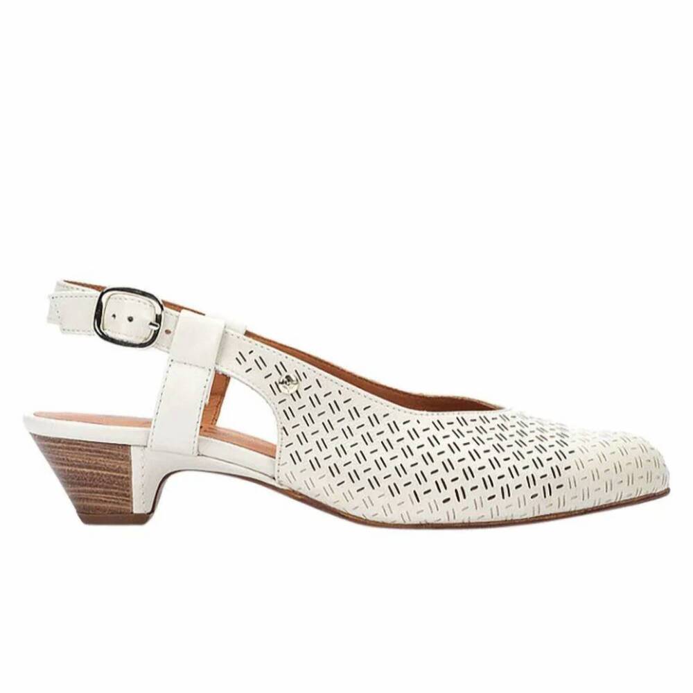 NEW PIKOLINOS women's elba slingback heels in nata